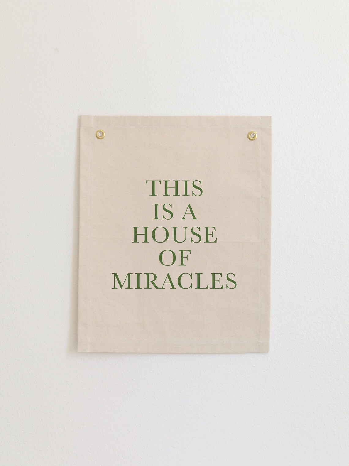 This Is A House Of Miracles Christian Scripture Wall Flag - Image 3