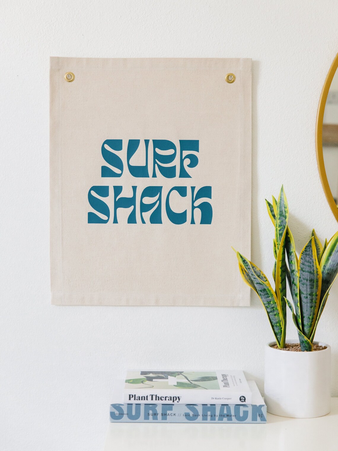 Surf Shack Banner Pennant, Coastal Nursery Decor - Image 3
