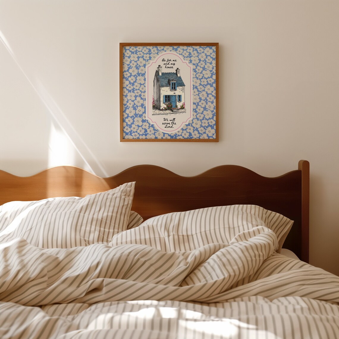 As for Me and My House We Will Serve the Lord Cottage Poster - Image 4