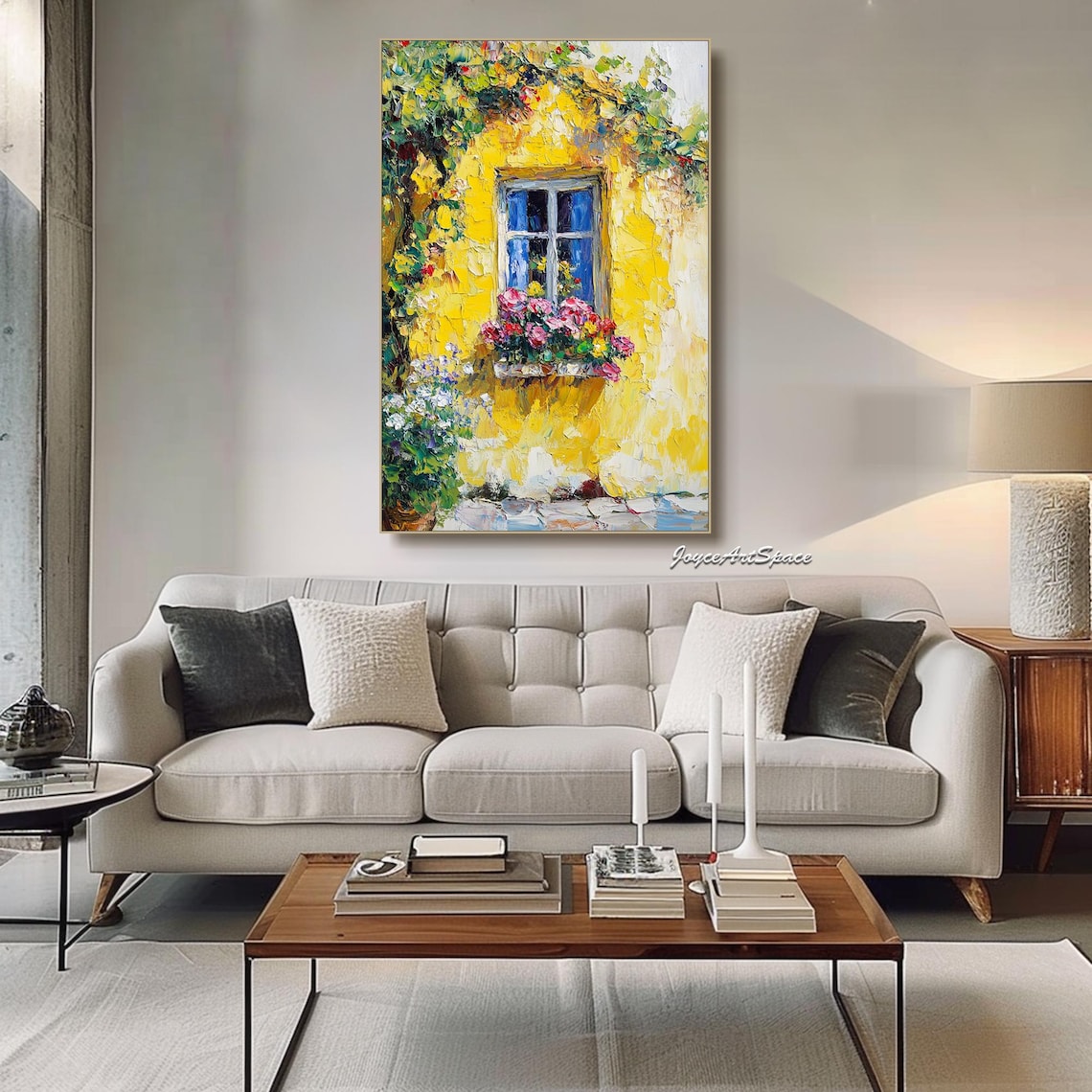 Italian Countryside Flower Art Print, Boho Modern - Image 5