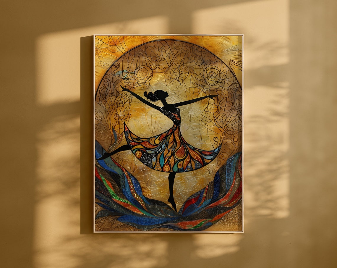 Ballet Dance Ballerina Abstract2 Art Art Modern Wall Decor Art Prints Instant Wall Art