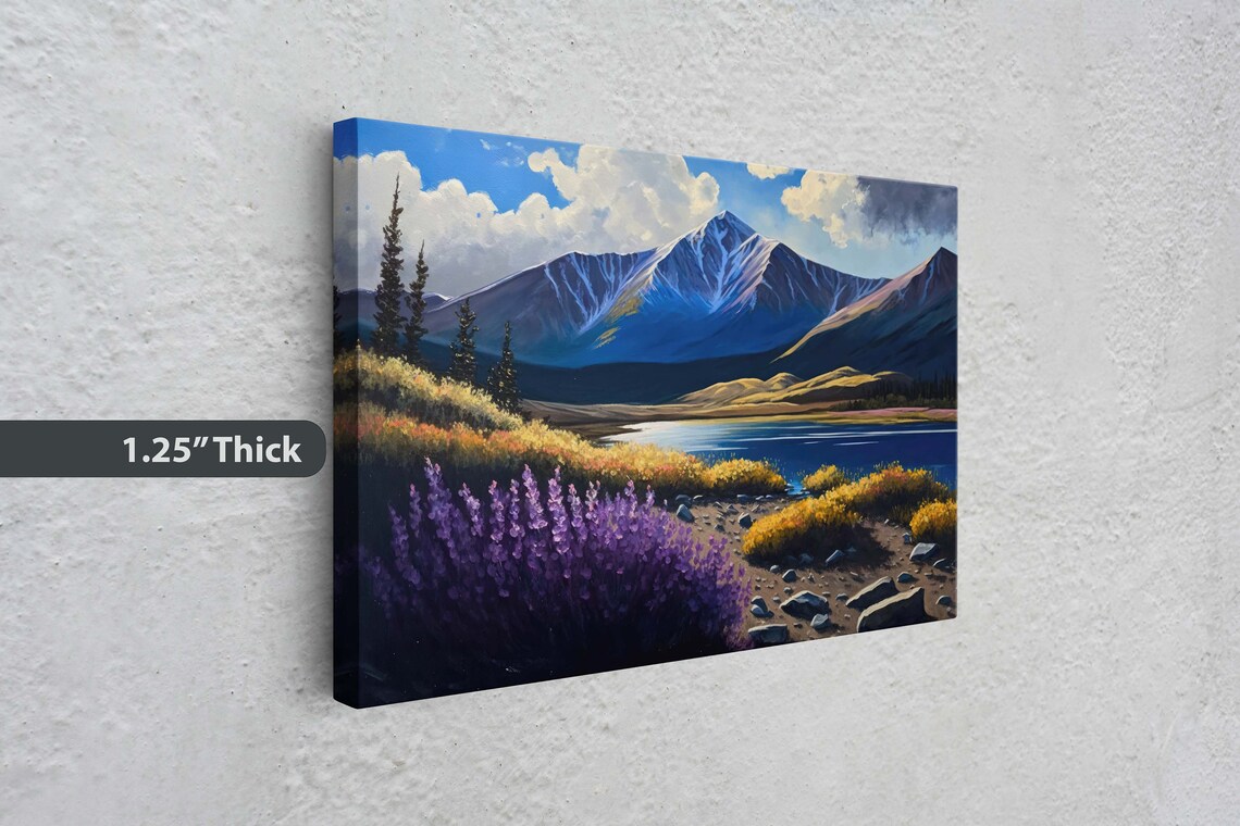 Mount Elbert Colorado Mountain Landscape Art Print - Image 3