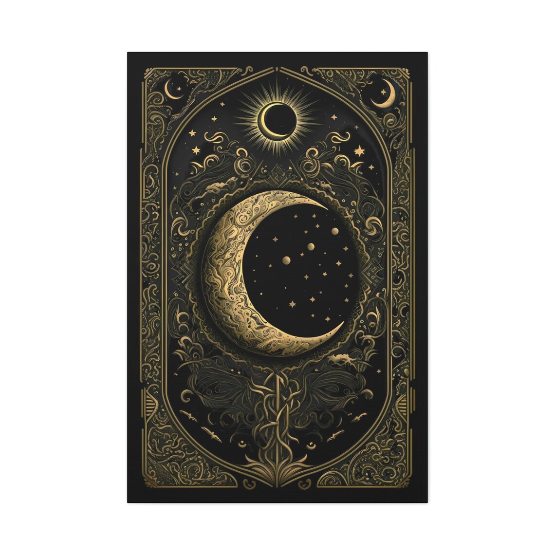 Tarot Card The Moon, Astrology Poster