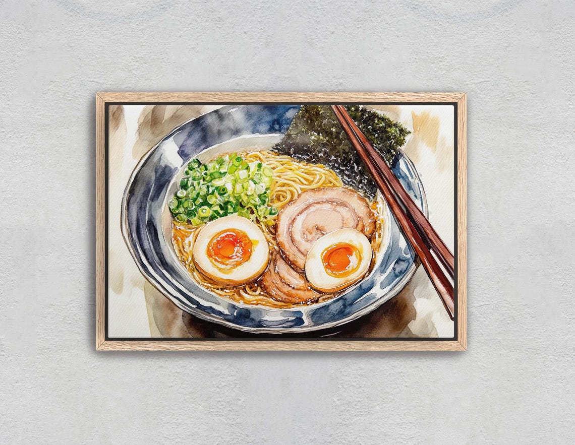 Ramen Print, Japan Kitchen Art