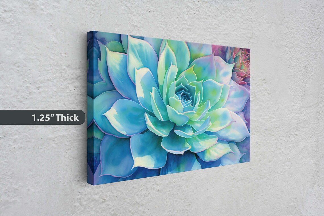 Succulent Cactus Botanical Painting, Nature Print - Image 3