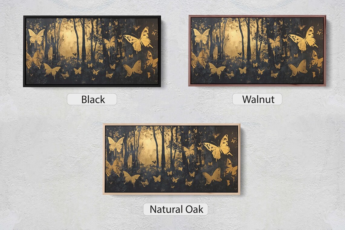 Butterfly Forest, Modern Contemporary Art Print - Image 2
