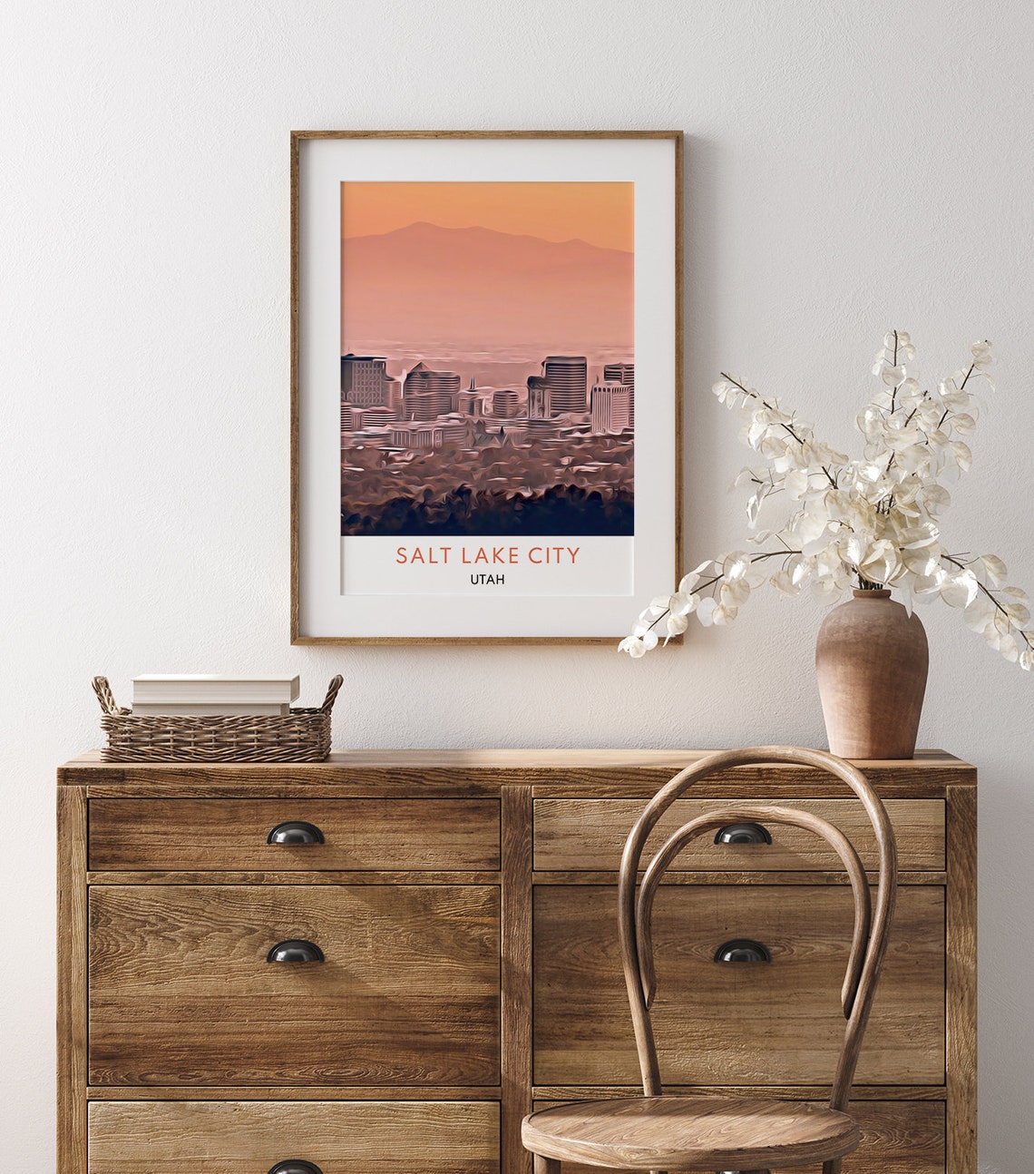 Salt Lake City Art Salt Lake City Print Utah Print Utah Art Utah Poster Salt Lake City Wall Art Utah Wall Art Salt Lake City Utah - Image 2