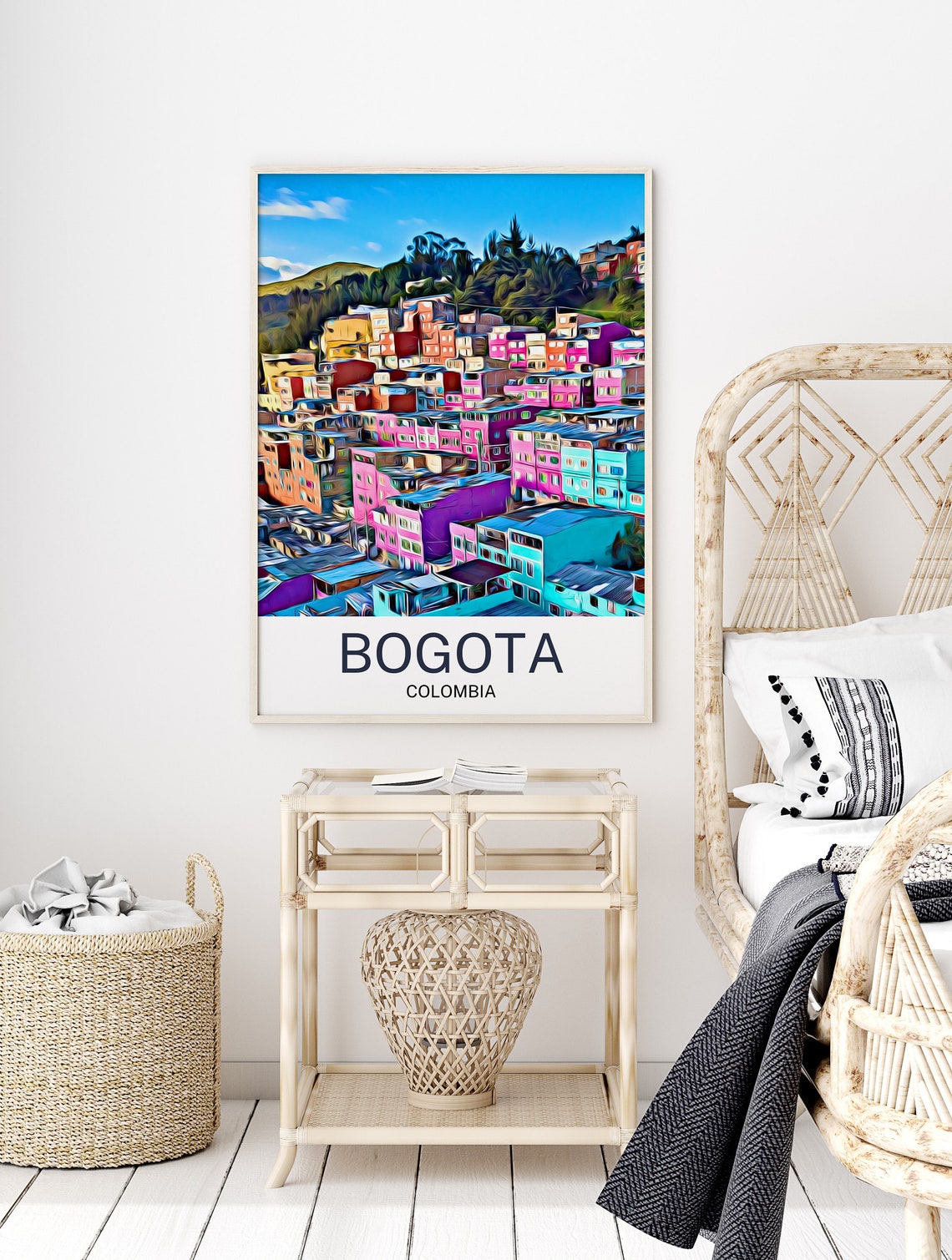 Bogota Bogota Print Bogota Wall Art Bogota Poster Bogota Wall Decor Bogota Souvenir Bogota Poster Bogota Gift Travel - Image 2