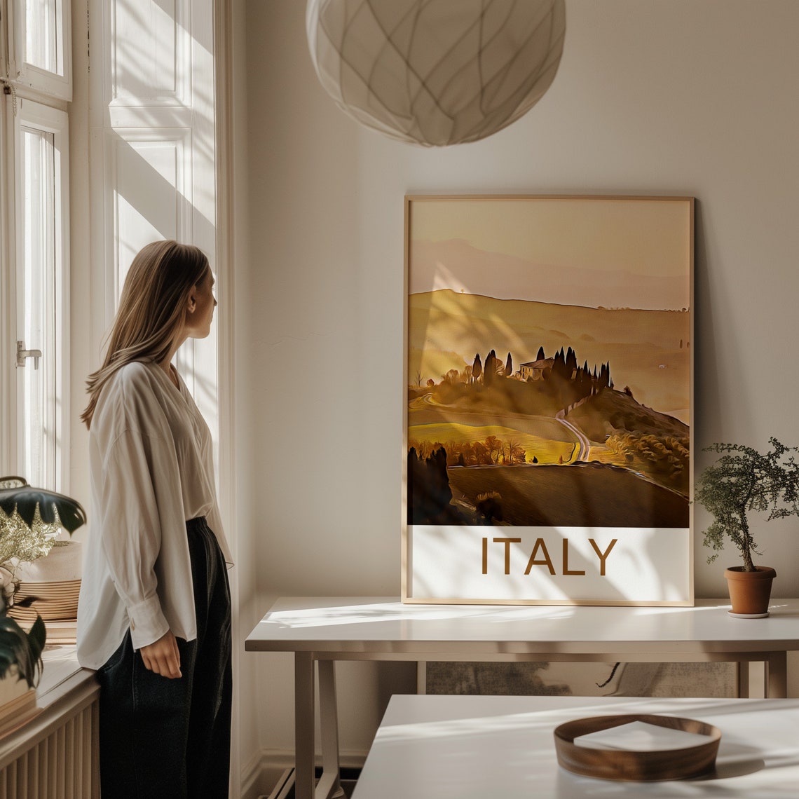Italy Print Tuscany Art Italy Wall Art Tuscany Art Print Italy Artwork Italy Poster Tuscany Decor Italy Tuscany Travel - Image 2
