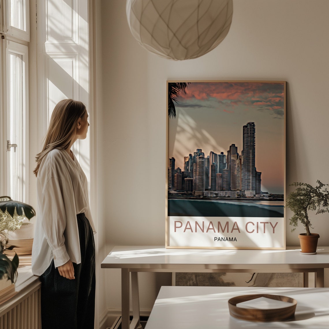 Panama City Print Panama City Art Panama City Wall Art Panama Art Print Panama Artwork Panama City Poster Panama City Panama Travel - Image 2