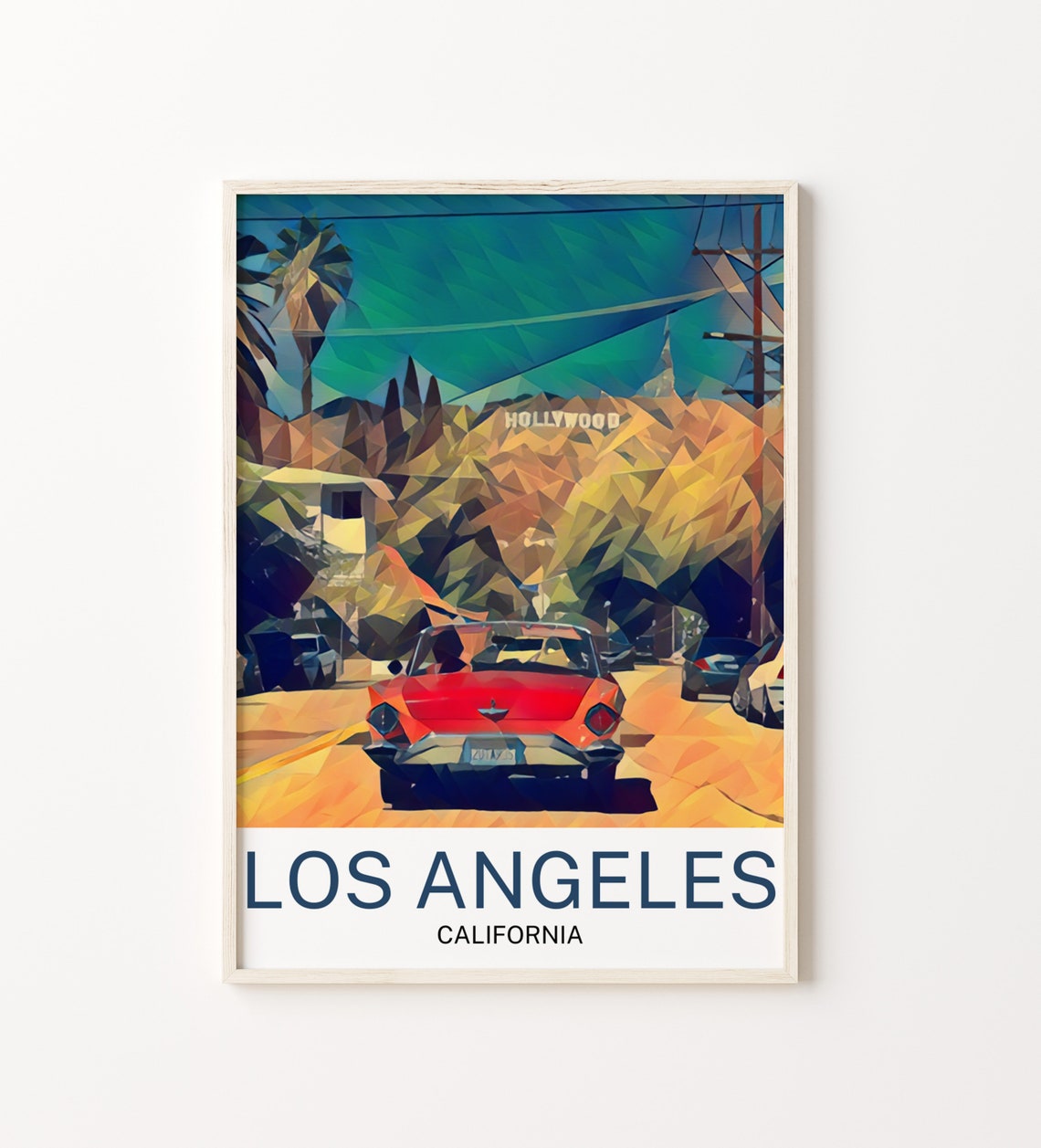 Los Angeles Print Los Angeles Art Los Angeles Wall Art Los Angeles Art Print Los Angeles Artwork Los Angeles Poster Los Angeles Decor