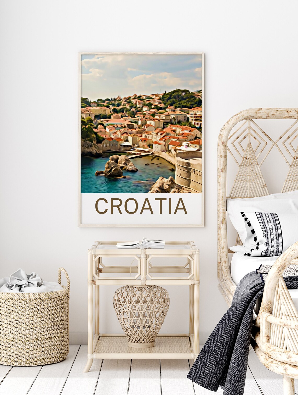 Croatia Croatia Print Croatia Wall Art Croatia Poster Croatia Wall Decor Croatia Souvenir Croatia Poster Croatia Gift Travel - Image 2