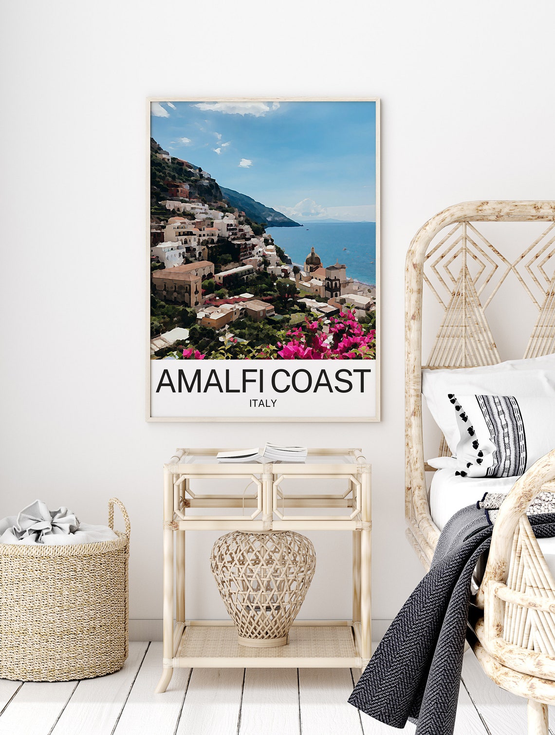 Amalfi Coast Travel Print Amalfi Coast Wall Art Amalfi Coast Poster Amalfi Coast Art Print Amalfi Coast Wall Decor Amalfi Coast Travel - Image 2