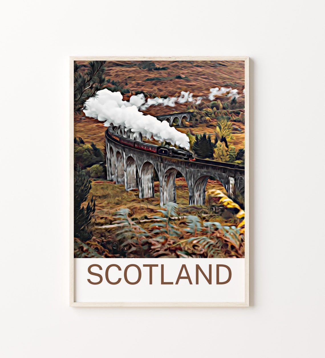 Scotland Print Scotland Art Scotland Poster Scotland Wall Art Scotland Painting Scotland Travel Scotland Artwork Scotland Gift
