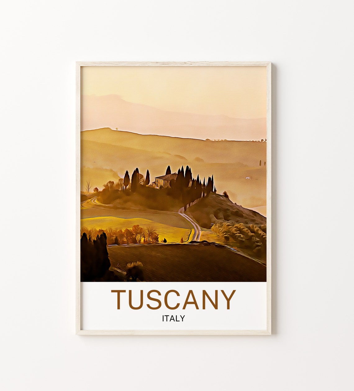 Tuscany Travel Print Tuscany Wall Art Tuscany Art Tuscany Artwork Tuscany Art Print Tuscany Gift Tuscany Poster Tuscany
