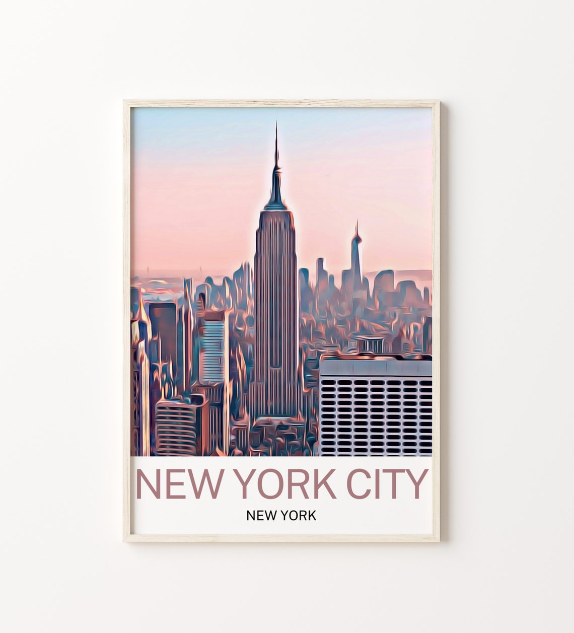 New York City Print New York City Art Manhattan Print New York City Wall Art New York City Art Print New York City Artwork Nyc Skyline