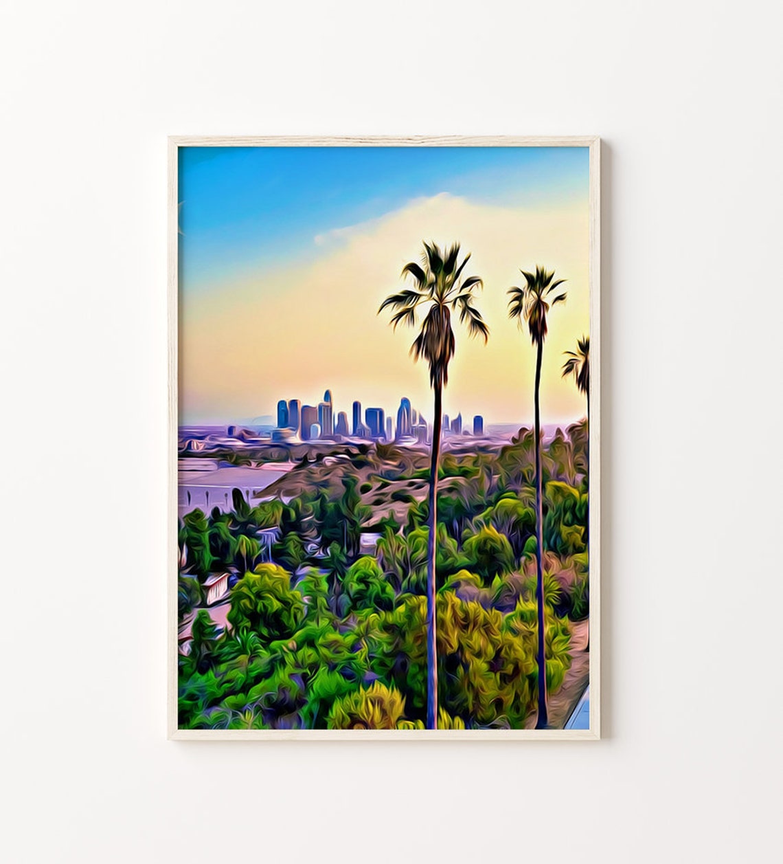 Los Angeles Los Angeles Art California Los Angeles Wall Art Los Angeles Gift Los Angeles Print Los Angeles Souvenir California Art