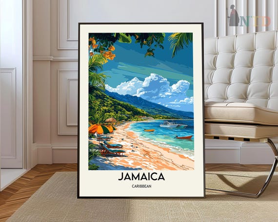 Jamaica Poster Wall Art Print Photo Travel Gift