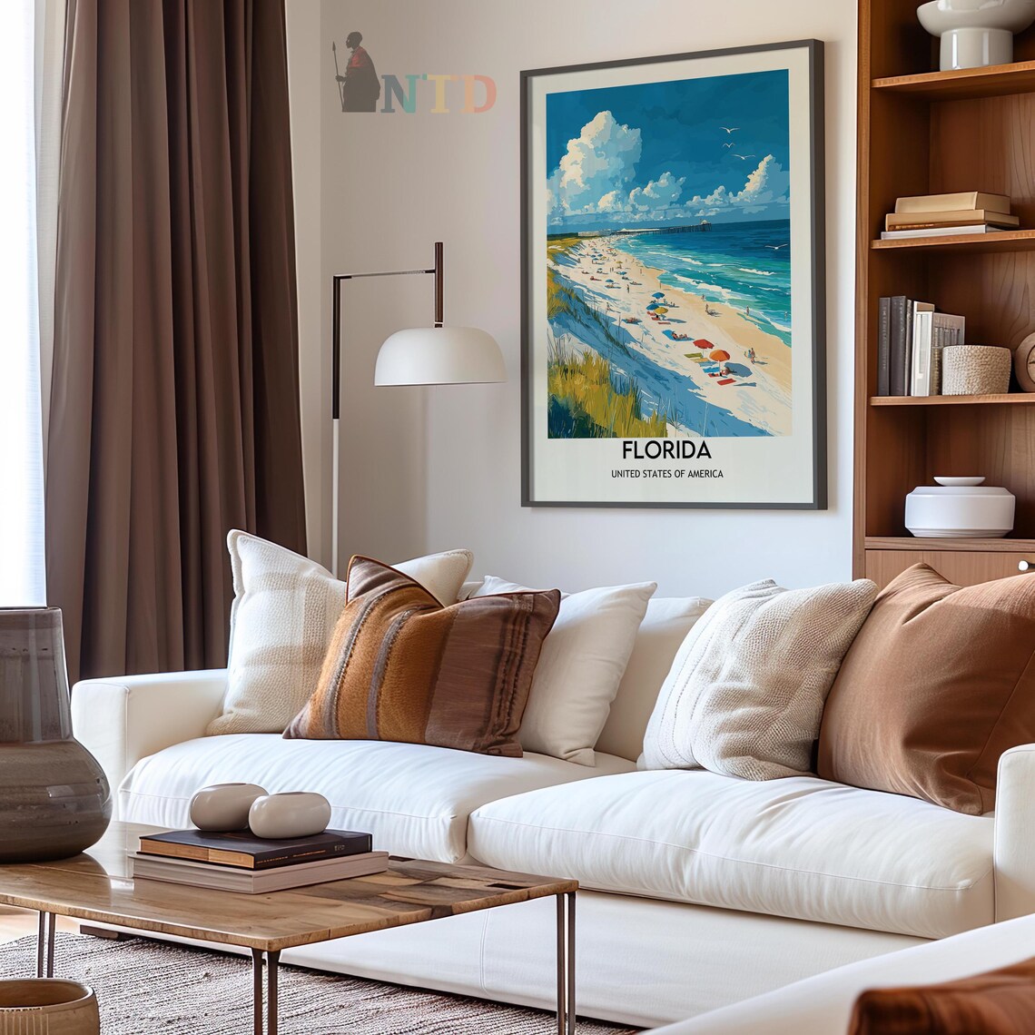 Florida Miami Travel Photo Poster, Wall Art Print - Image 2