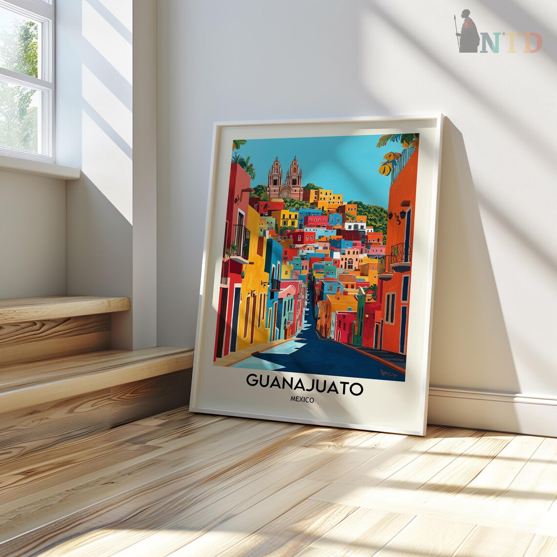 Guanajuato Mexico Travel Poster, State Wall Art - Image 3