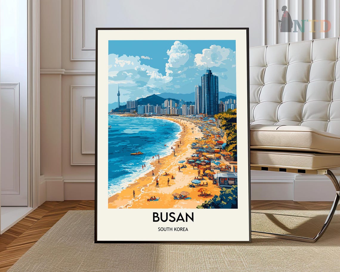 Busan Print Busan Poster Busan Wall Art Busan Art Print Busan Artwork Busan Photo Busan Photography Busan Travel Busan South Korea