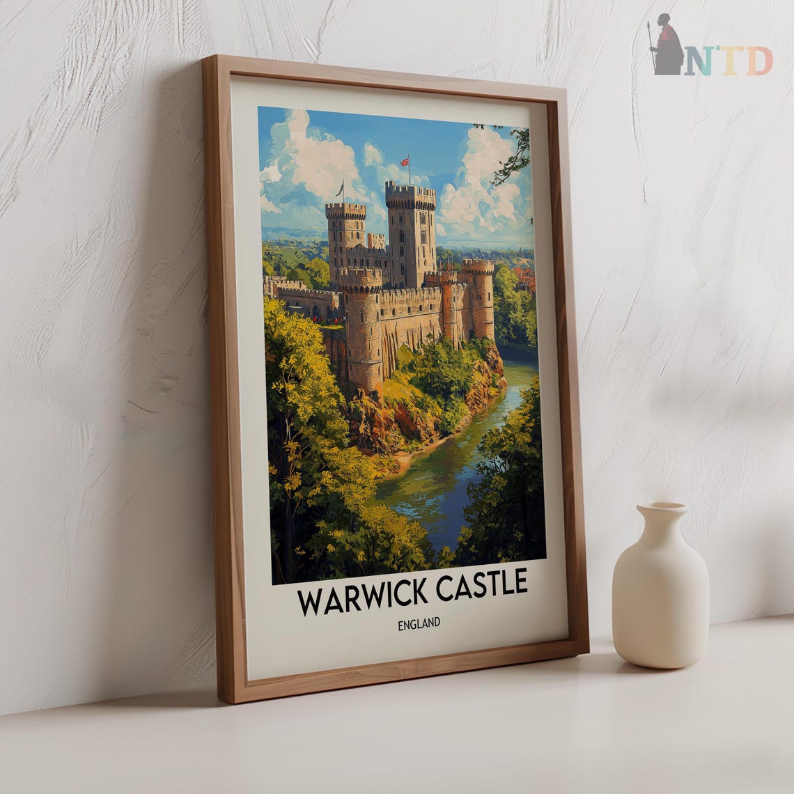 Warwick Castle Poster Warwick Castle Wall Art Warwick Castle Print Warwick Castle Photo Warwick Castle England Warwick Castle Uk - Image 2