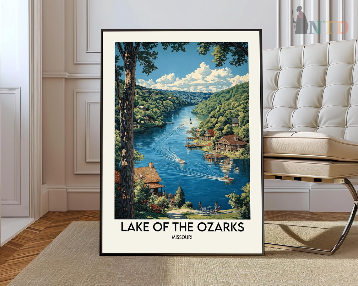 Lake Of The Ozarks Travel Poster, United States View