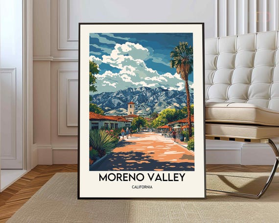 Moreno Valley Poster Wall Art Print Photo
