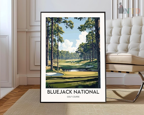 Bluejack National Tall Pines Fairway Golfers Houston Texas Poster