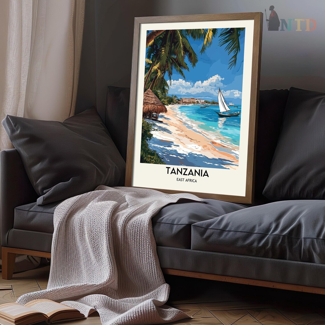 Tanzania Print Tanzania Poster Tanzania Wall Art Tanzania Art Print Tanzania Decor Tanzania Africa Tanzania Photo Tanzania Artwork - Image 3