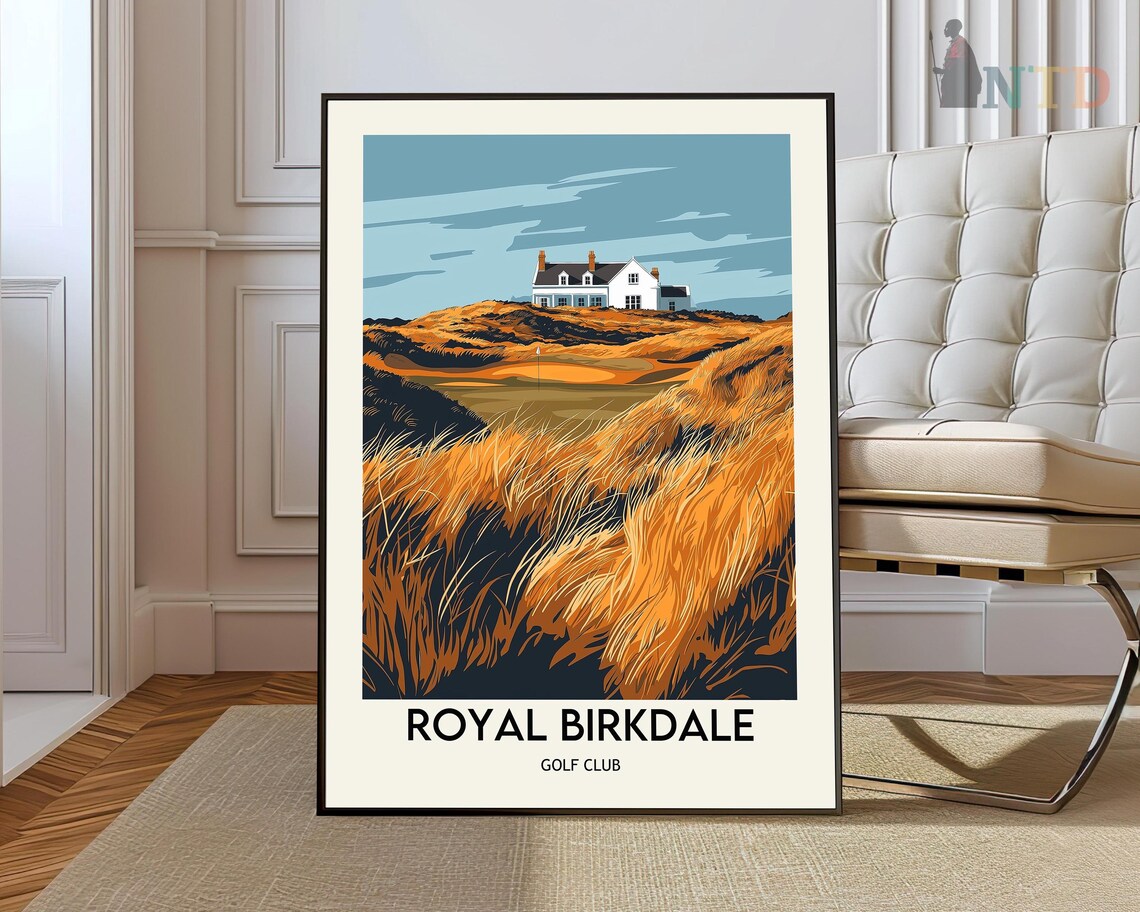 Royal Birkdale Travel Poster, Southport England
