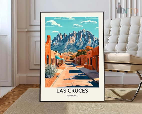 Las Cruces Poster Wall Art Print Photo New Mexico Mesilla Valley