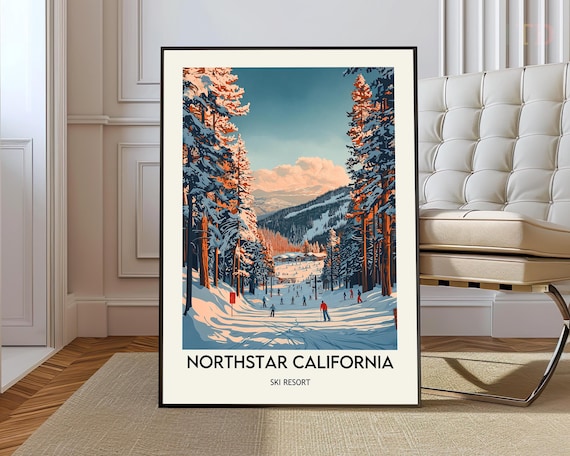 Northstar Ski Resort, Martis Valley Art Print
