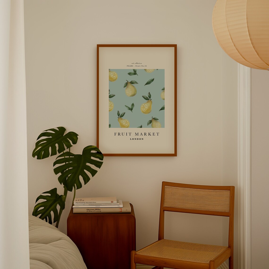 Fruit Market Pear Prints, Kitchen and Dining Room Art Print - Image 2