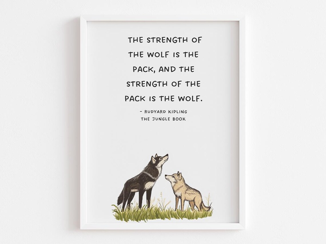 The Law Of The Jungle, Nursery Kids Decor