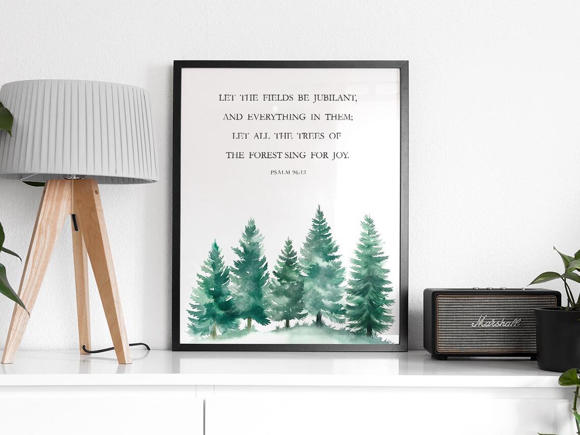 The Lord Is My Light Psalm 27:1, Pine Tree Scripture - Image 2