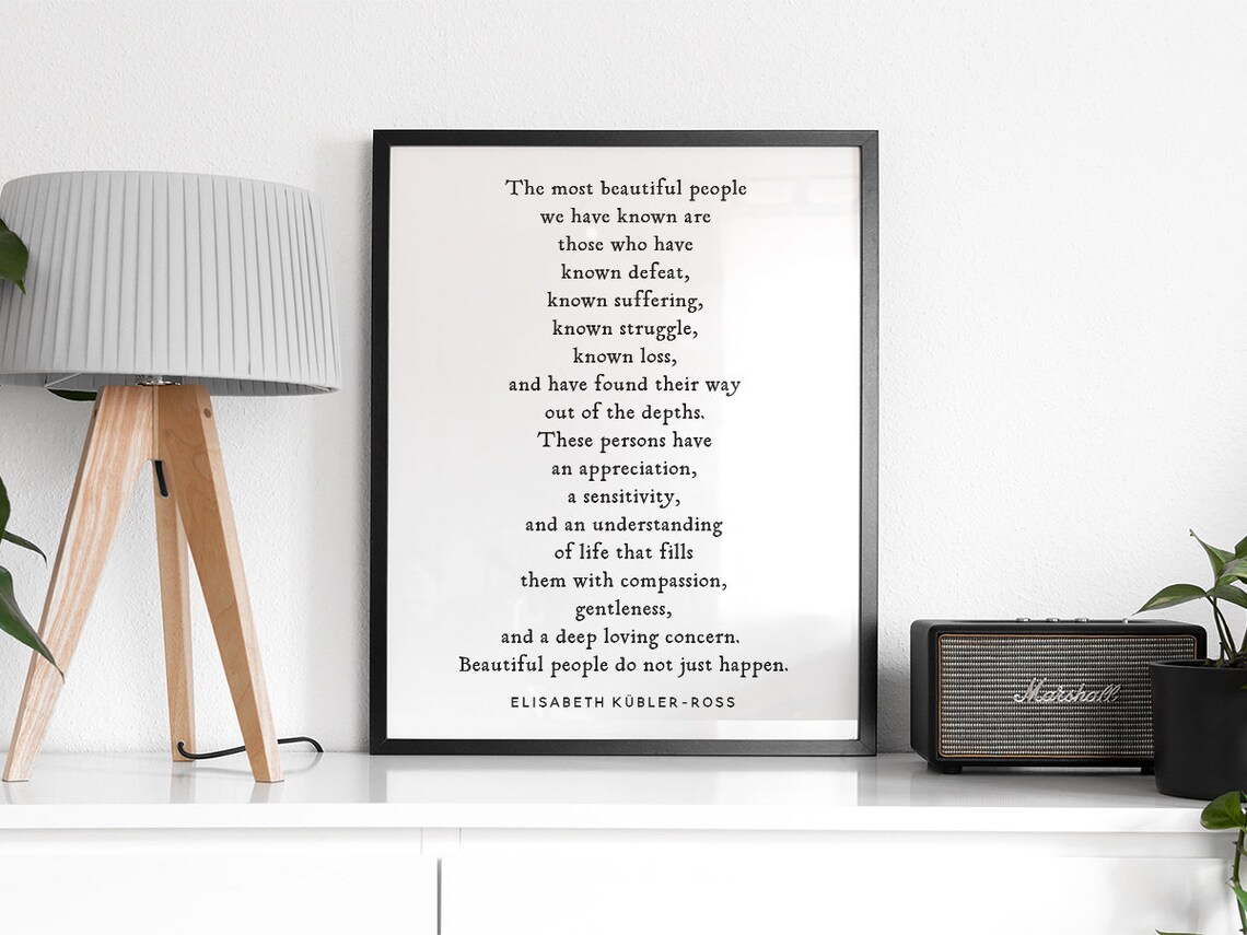 The Most Beautiful People Quote, Typography Decor - Image 2