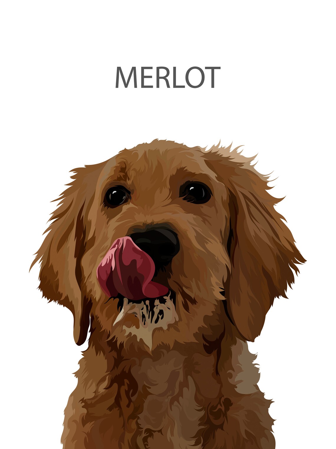 Custom Dog Portrait From Photo, Memorial Art Print - Image 5