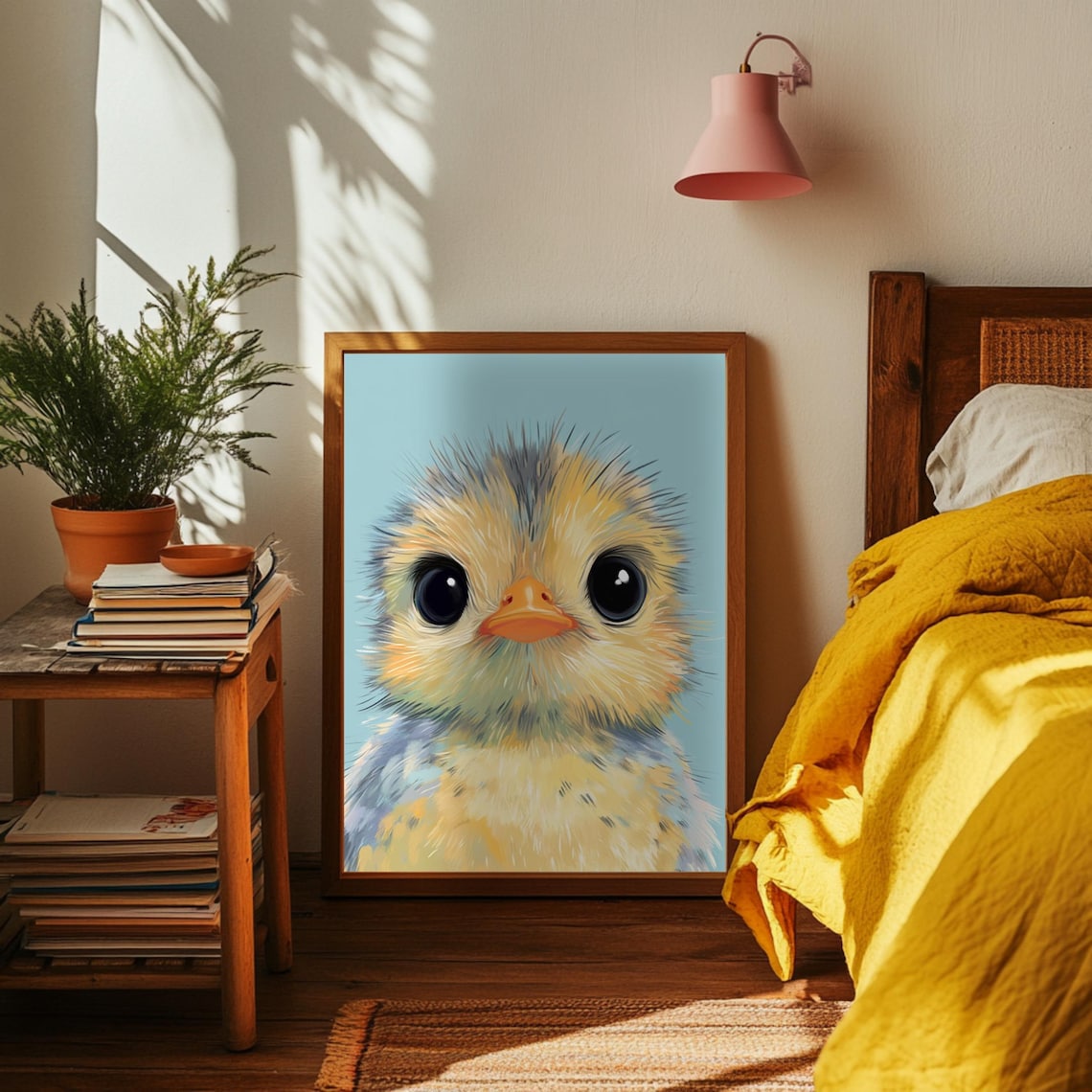 Chick Easter Gift, Easter Bunny Poster - Image 2