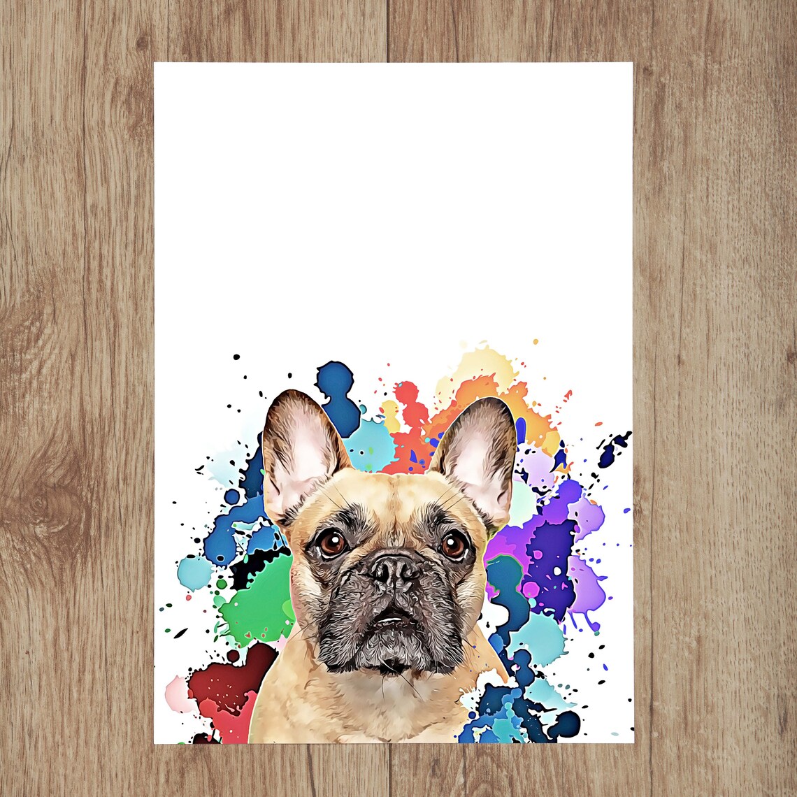 Custom Pet Portrait From Photo, Dog and Cat Print - Image 2