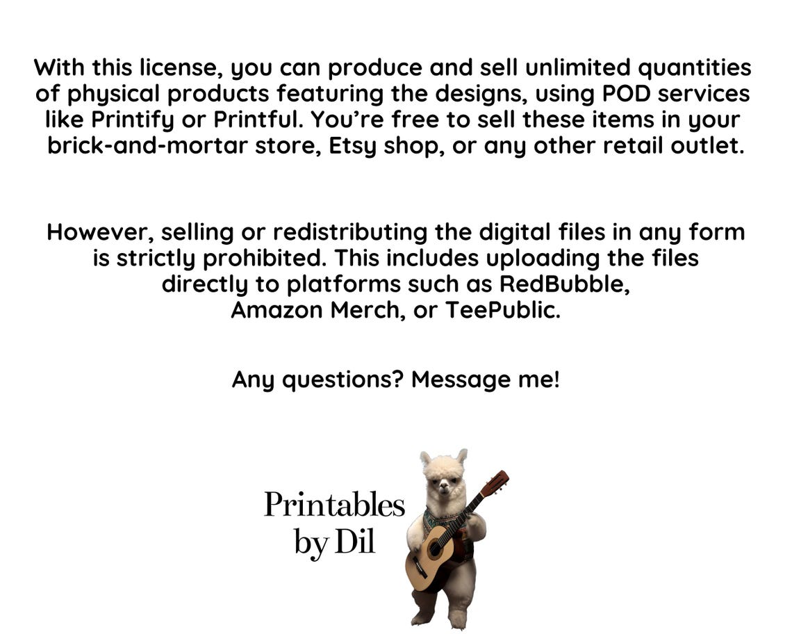 Unlimited Commercial License for POD Physical Wall Art Products - Image 2