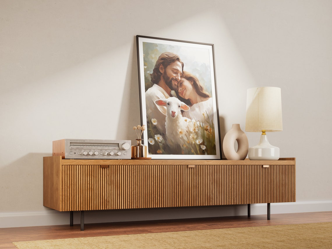 Jesus And Woman Christ Art Save In His Arms Jesus Portrait Jesus Heals A Woman Christian Painting Baptism Art Christian Art - Image 3