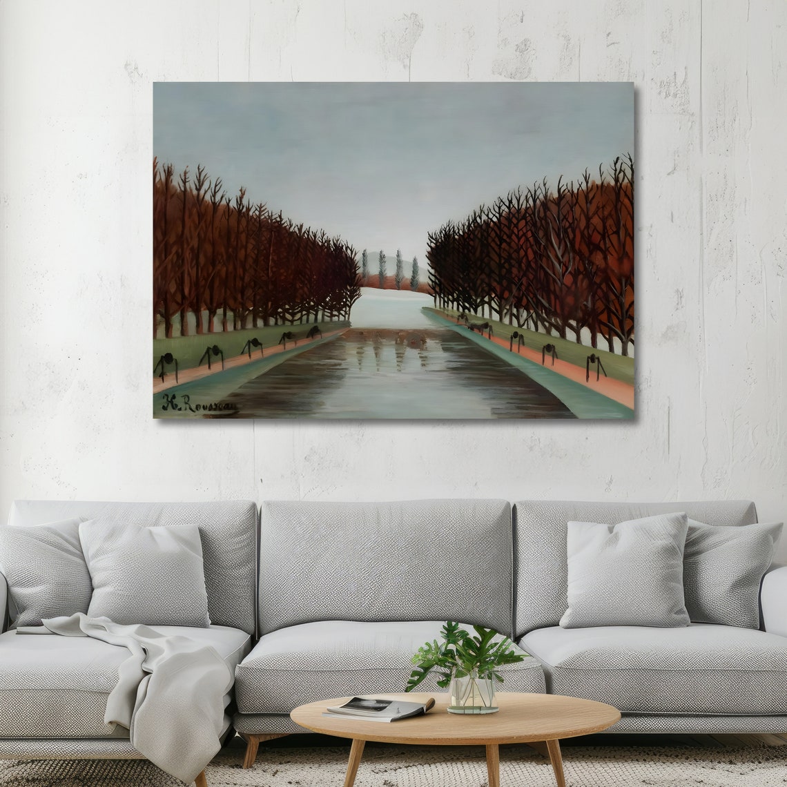 Rousseau Alley of Trees Tree Lined Park Path Autumn Art Poster - Image 5