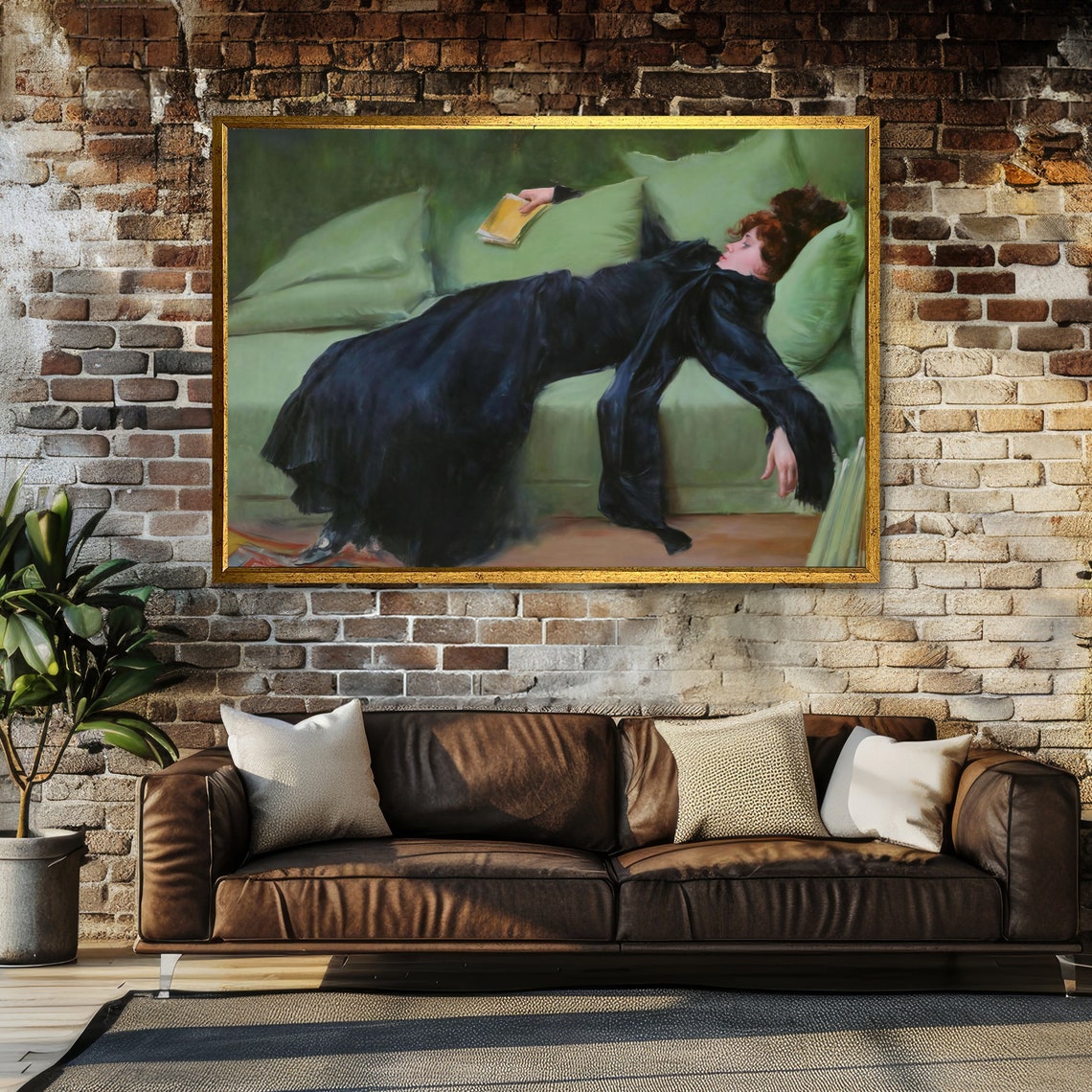 Repose Boldini Art Print Realism Masterpiece Ready To Hang Decoration - Image 3