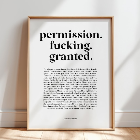 Female Empowerment Motivational Poster, Feminist