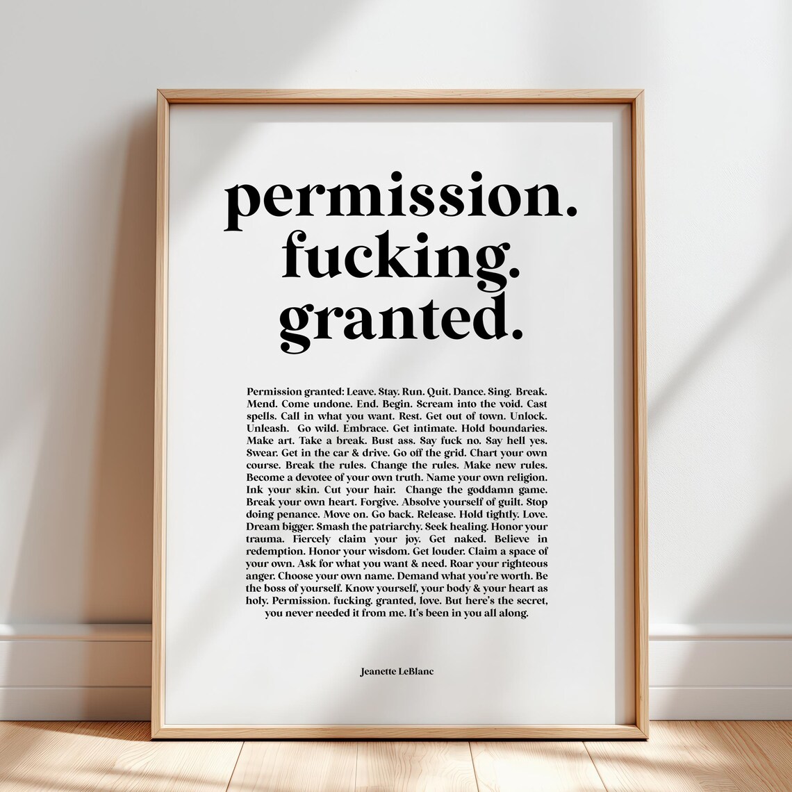 Female Empowerment Motivational Poster, Feminist