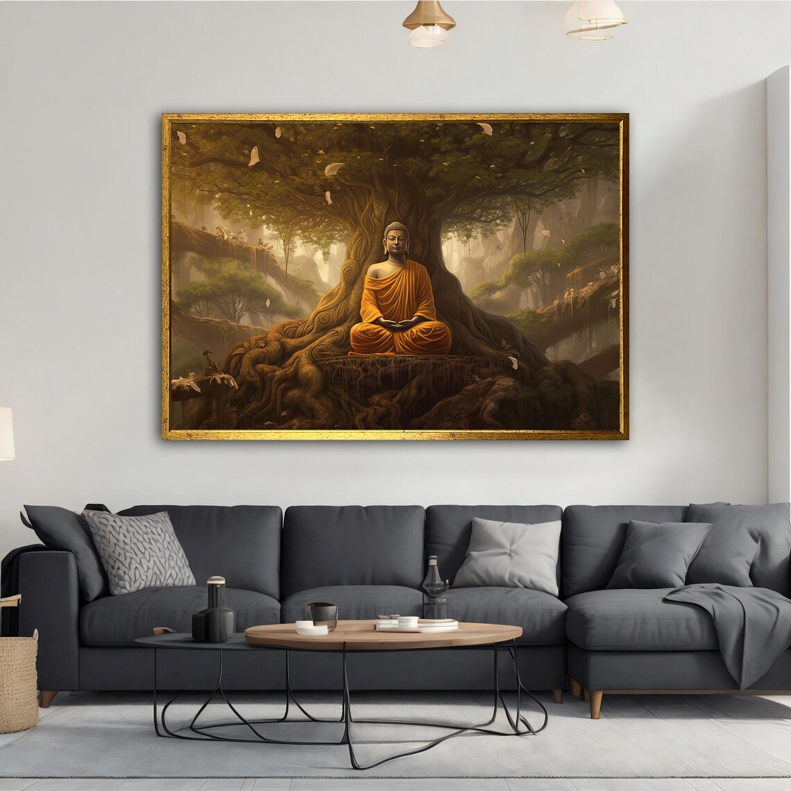 Buddha And Tree Wall Art, Meditation Print - Image 5