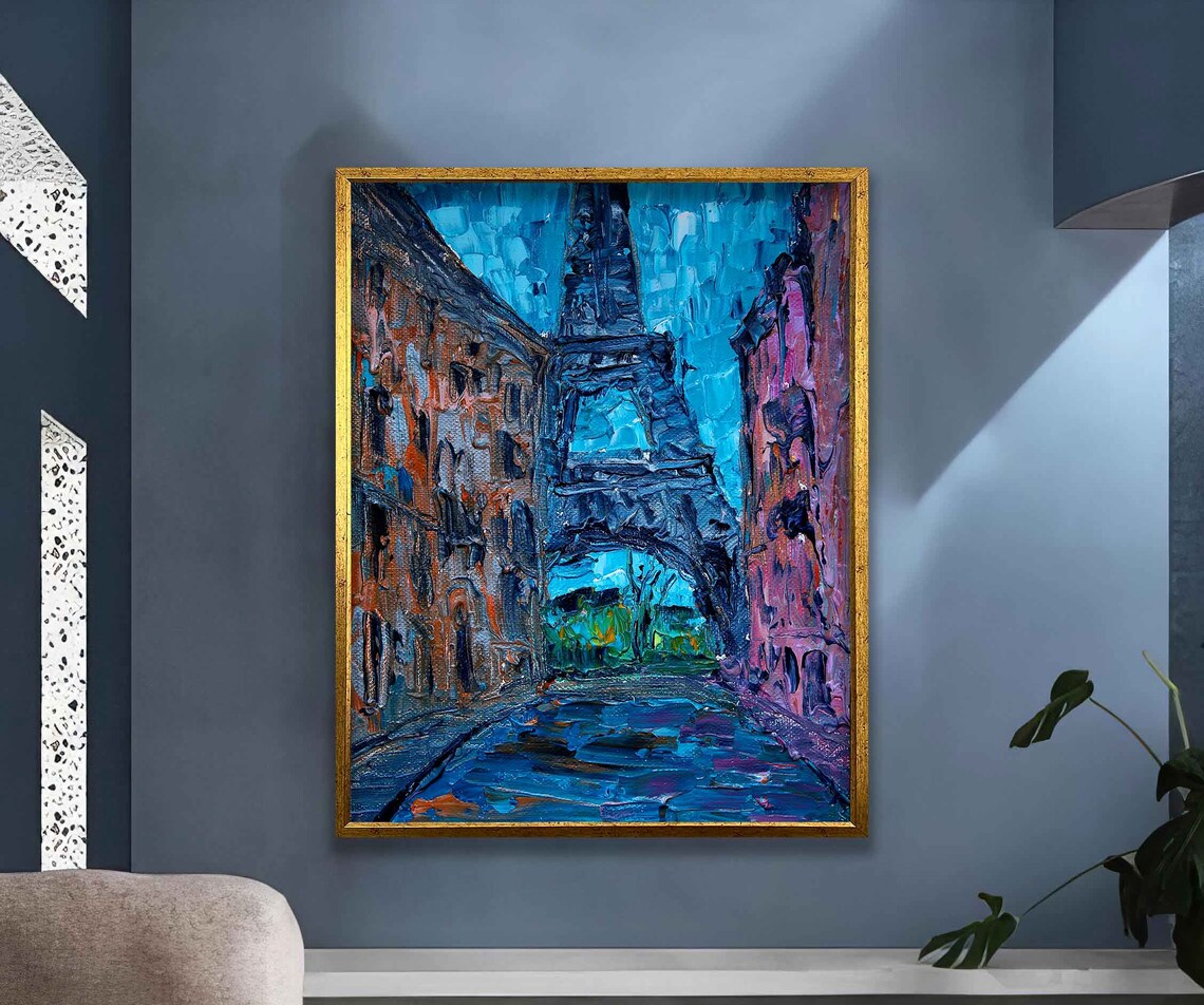 Abstract Eiffel Tower View, Modern Landscape - Image 3