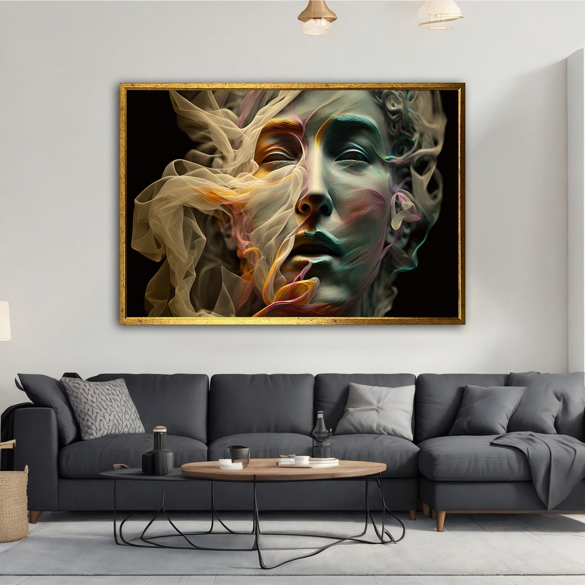 Modern Woman Print Modern Woman Wall Art Woman Woman Wall Decor Woman Wall Art Modern Painting - Image 3
