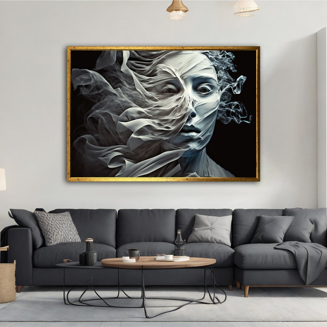 Modern Woman Modern Woman Print Modern Woman Wall Art Woman Wall Decor Woman Wall Art Modern Painting - Image 3